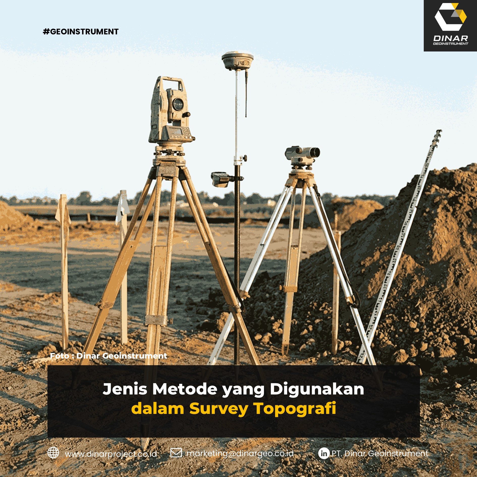 Jenis Metode yang Digunakan dalam Survey Topografi